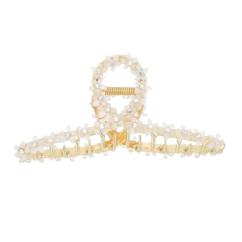 MOTHNUR Großer Metall haarclip mit Strasssteinen Robuster Haarklammer für Damen Rutschfest Vielseitig für Alltag Arbeit Bad und Outdoor Modischer Haarschmuck für Frauen von MOTHNUR