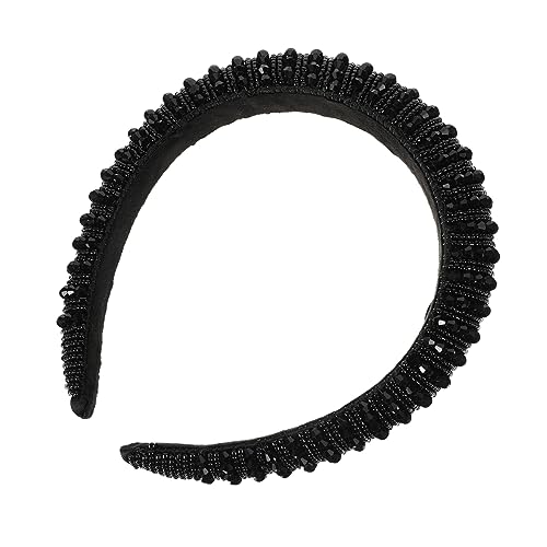 MOTHNUR Haarschmuck Haarband für Damen Handgefertigtes Design Schwarz für Partys Hochzeiten und Besondere Anlässe Bezaubernd und Auffällig von MOTHNUR