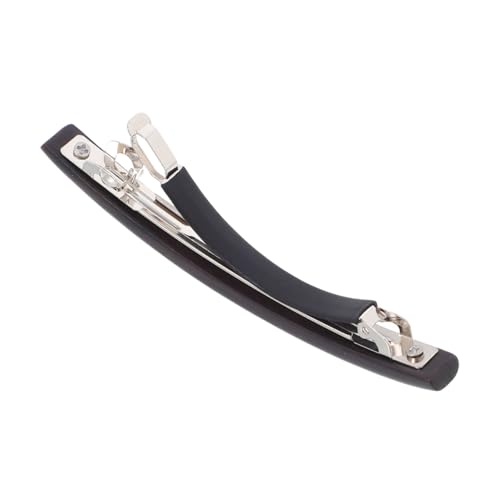 MOTHNUR Holz Haarspange Mit Federdruckknopf Für Damen Minimalistischer Haarschmuck Aus Holz Für Formelle Anlässe Und Themenpartys Leicht Und Langlebig von MOTHNUR