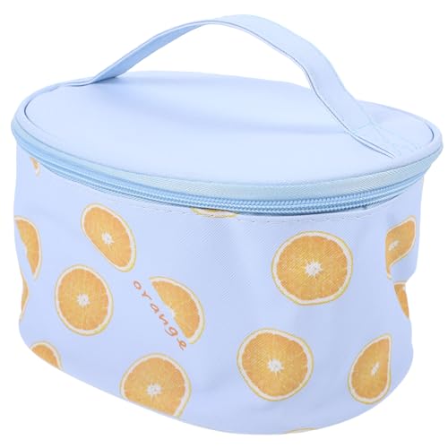 MOTHNUR Kosmetiktasche Damen PU mit Avocado Motiv Großer Kapazität Leichter Makeup Organizer mit Reißverschluss und Tragegriff Portable Kulturtasche für Reisen und Outdoor Multifunktional von MOTHNUR