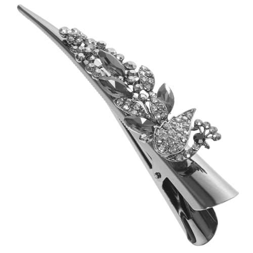 MOTHNUR Kristall Alligator Haarclip Groß für Damen Vintage Strass Haarklammer mit Starker Fixierung Geeignet für Dickes und Dünnes Haar Modisches Party Alltagsaccessoire von MOTHNUR