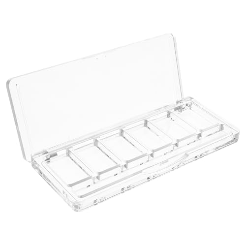 MOTHNUR Sechsfach Transparente Lidschattenpalette Leere Make-up-organizer Reise-kosmetikbehälter Aus Kunststoff Aufbewahrungsbox Für Lidschattenpfännchen von MOTHNUR