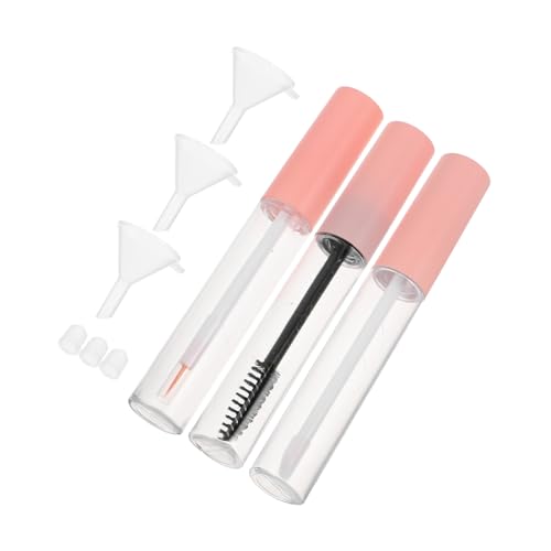 MOTHNUR Leeres Make Up Flaschen Set mit Mascara Eyeliner Lipgloss Behältern und Trichtern Kompakt Präzise Pinsel Nachfüllbar für Kosmetik Aufbewahrung und Reisen von MOTHNUR