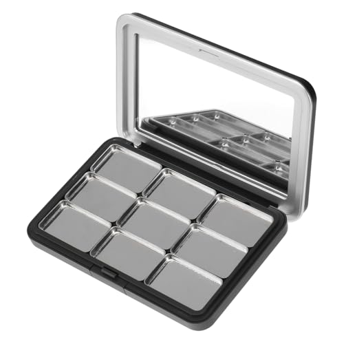 MOTHNUR Leichte Magnetische Make Up Palette mit Fächern DIY Lidschatten und Blush Aufbewahrung Vielseitige Leere Kosmetikbox für Concealer Lippenstift Puder Tragbar für Reisen und Alltag von MOTHNUR