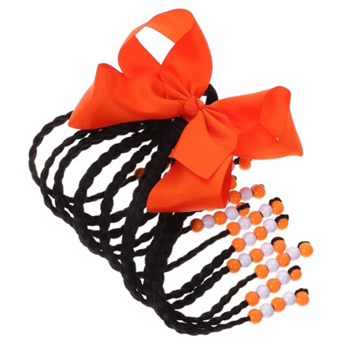 MOTHNUR Mädchen Perlen Perücke Pferdeschwanz Zopf Haarverlängerung Synthetische Haarteil Pferdeschwanz Perücke von MOTHNUR