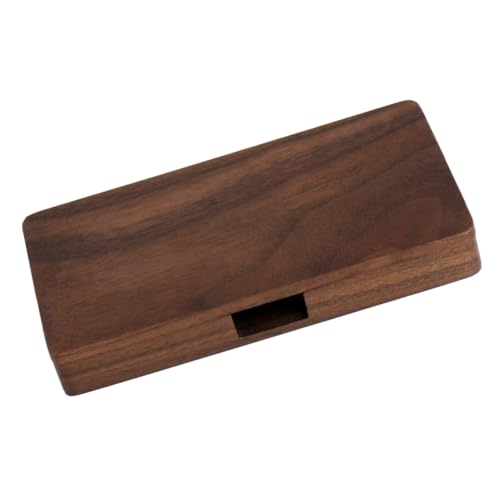 MOTHNUR Magnetisches Visitenkartenetui aus Holz Leichter Verschleißfester Kartenhalter Tragbar für Business Reise und Büro Praktische Aufbewahrung von Visitenkarten und Bankkarten von MOTHNUR