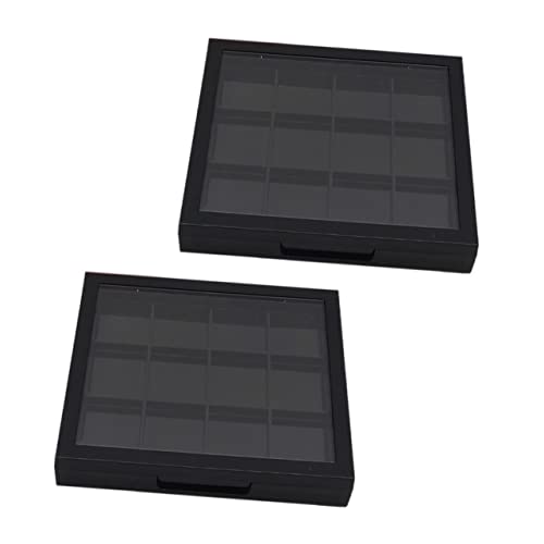 MOTHNUR Make-up-organizer-box Mit 2 Fächern Aufbewahrung Für Rouge Lippenstift Und Lidschatten Kompakt Und Leicht Für Damen von MOTHNUR