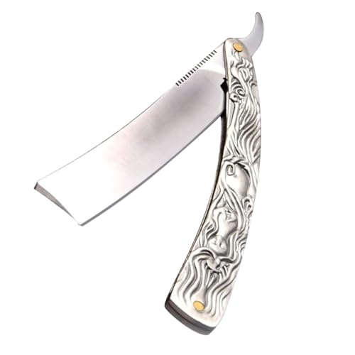 MOTHNUR Manueller Rasierer Bart Haarschneider Praktischer Shaver für Bart Koteletten und Dünnes Haar Einfach zu Bedienen Langlebig und Hautschonend Geeignet für Friseure und MOTHNUR Manueller Rasierer Bart Haarschneider Praktischer Shaver für Bart Koteletten und Dünnes Haar Einfach zu Bedienen Langlebig und Hautschonend Geeignet für Friseure und von MOTHNUR