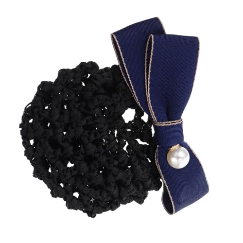 MOTHNUR Mesh Haarnetz mit Schleifen clip Damen Haarschmuck für Büro und Alltag Stark Haltender Haarnetz bun organizer Geeignet für Dünnes und Dickes Haar Stilvoller Haar accessoire von MOTHNUR