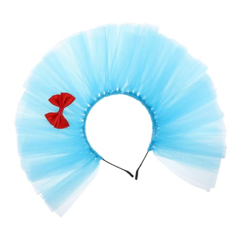 MOTHNUR Netz-stirnband Für Party Und Fest Cosplay-accessoire Elastisch Für Damen Und Mädchen Blau Bequeme Kopfbedeckung Für Halloween Und Weihnachten von MOTHNUR