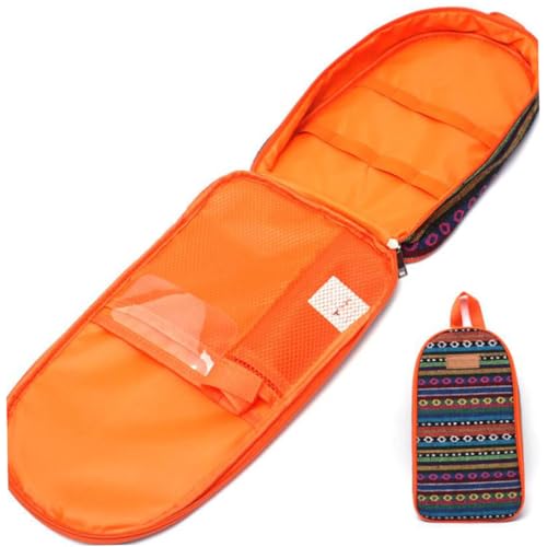 MOTHNUR Outdoor Kochgeschirr Tasche Vintage Camping Besteck Aufbewahrungstasche mit Reißverschluss Praktisch Leicht Tragbar für Picknick BBQ und Familienausflug von MOTHNUR