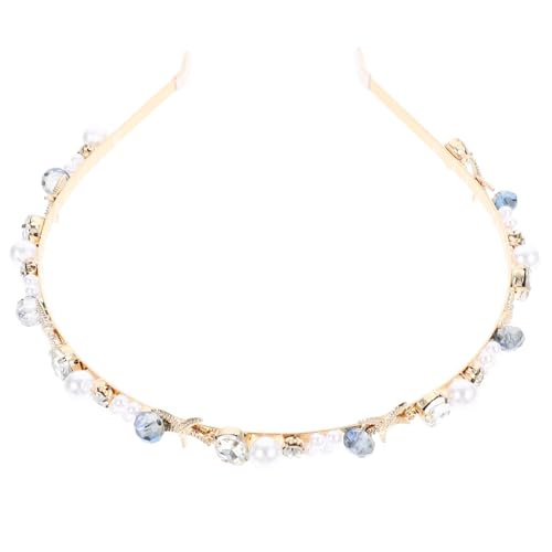 MOTHNUR Perlen und Muschel Haarreif Damen Leichter Langlebiger Stirnband Haarschmuck für Braut und Mädchen Dekoratives Kopfband für Hochzeit Geburtstag Abschlussfeier und Besondere von MOTHNUR