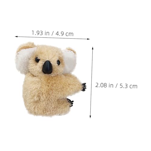 MOTHNUR Plüsch Koala Haarklammern Kuschelige Haarspangen für Mädchen und Frauen Weiche Mini Tierkrallen Clips Schonend Haltbar Charmante Haarschmuck Accessoires Alltag und Party von MOTHNUR
