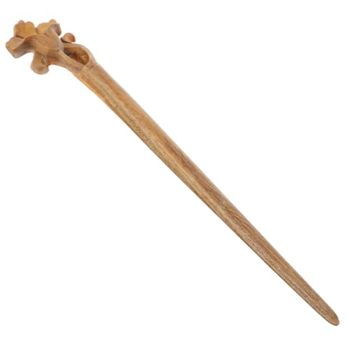 MOTHNUR Premium Chinesische Holz Haarnadel aus Grünem Sandelholz Vintage Stil Praktische Rutschfeste Haarstäbchen für Damen Elegantes Haarschmuck Zubehör für Alltag Party und Cosplay von MOTHNUR