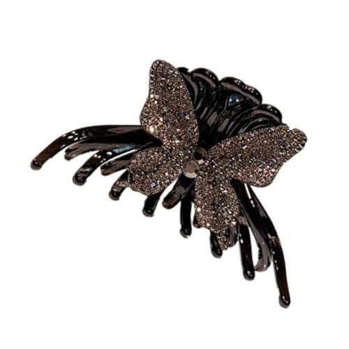 MOTHNUR Schmetterling Haarklammer für Dickes Haar Robuste Haarspange Damen und Mädchen Modischer Haarschmuck für Alltag Make up und Reisen Eleganter Haarklammer Clip von MOTHNUR