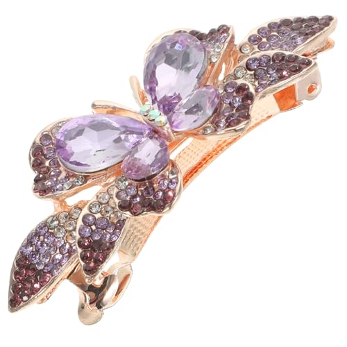 MOTHNUR Schmetterling Haarspange mit Kristallbesatz Metallische Haarklammer mit Starker Fixierung Modisches Haarschmuck accessoire für Frauen Geeignet für Hochzeit Party Alltag und MOTHNUR Schmetterling Haarspange mit Kristallbesatz Metallische Haarklammer mit Starker Fixierung Modisches Haarschmuck accessoire für Frauen Geeignet für Hochzeit Party Alltag und von MOTHNUR