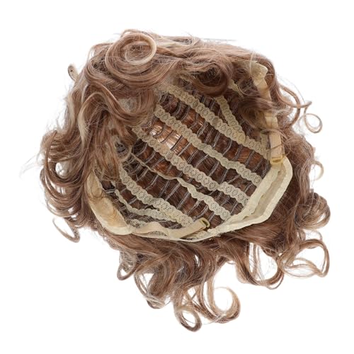 MOTHNUR Short Curly Wig für Frauen Hitzebeständige Synthetische Fasern Modischer Kurzer Locken Look Natürliches Design Leicht und Bequem für Alltag Party und Cosplay von MOTHNUR