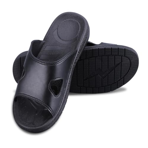MOTHNUR Static Hausschuhe mit PU Sohle Rutschfest und Bequem Schützende Statische Slipper für Zuhause Ergonomisch Staubfrei und Sicher im Gebrauch von MOTHNUR