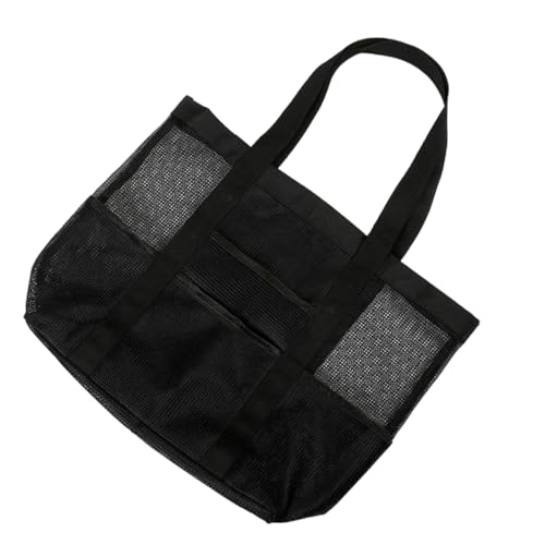 MOTHNUR Strandtasche mit Großem Netzgewebe Langlebig und Geräumig Multifunktional als Kosmetikbeutel und Reise Organizer für Familie und Strandspielzeug Modisches Design für Urlaub und von MOTHNUR