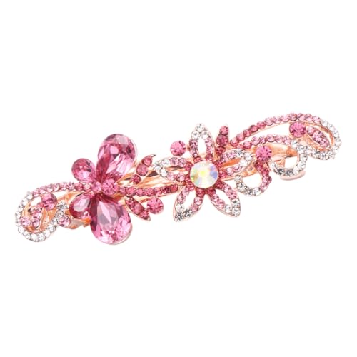 MOTHNUR Strass Haarspange Damen mit Großer Schleife Langlebige Haarklammer für Frauen und Mädchen Modisches Party Haaraccessoire in Einzigartiges Design für Festliche Anlässe von MOTHNUR