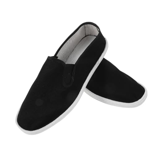 MOTHNUR Taichi Kampfsportschuhe Herren Traditionelle Kung Fu Stoffschuhe Atmungsaktiv Leicht Bequem Für Training Und Alltag Klassisches Design Mit Robuster Baumwollsohle Taichi Ausrüstung von MOTHNUR