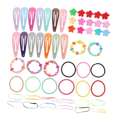MOTHNUR Teiliges Haarschmuck Buntes Haargummi und Haarklammern für Mädchen Vielseitige Haar Accessoires für Alltag Party von MOTHNUR