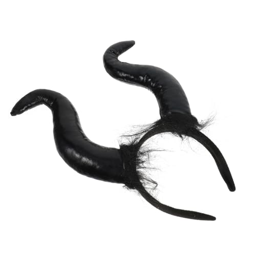 MOTHNUR Teufelshörner Haarreif Cosplay Kopfschmuck Horn Stirnband für Halloween Party Karneval Bühnenauftritt Langlebig Modisch Geeignet für Damen und Herren von MOTHNUR