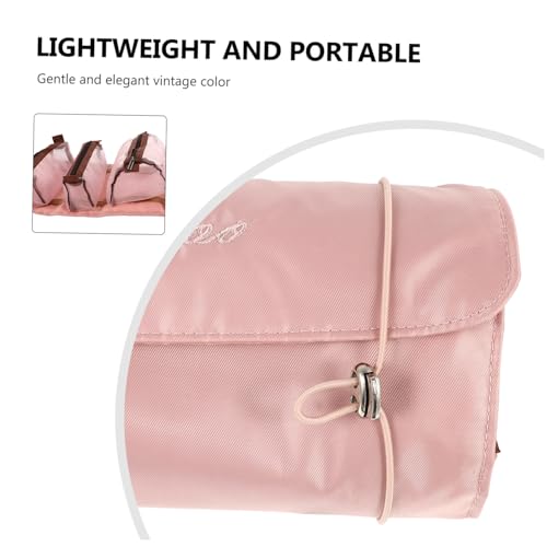 MOTHNUR Tragbare Kosmetiktasche zum Aufrollen Abnehmbare Mesh Beutel Großer Organizer mit Fächern Reißverschluss Vielseitig für Reise Camping und Alltag von MOTHNUR