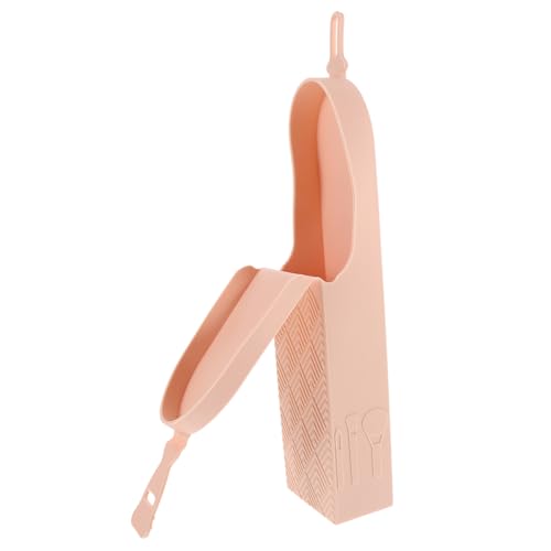 MOTHNUR Tragbarer Make up Pinsel Organizer aus Langlebigem Silikon Ergonomisch Geformt Leichtes Kosmetisches Aufbewahrungsetui mit Staubschutz Großer Kapazität für Reisen und Alltag von MOTHNUR