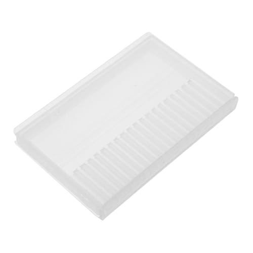 MOTHNUR Tragbarer Nagelbohrer Aufbewahrungsbox mit Fächern Staubdichter Nagelbohrer Halter für Maniküre und Pediküre Kompakter Organizer für Nagelpflege und Heimgebrauch von MOTHNUR