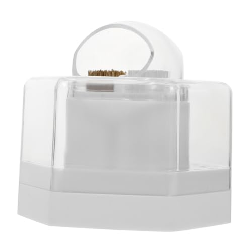 MOTHNUR Transparentes Nagelfräser Bits Aufbewahrungsbox mit Multi slot Nagelbohrer Organizer für Maniküre und Pediküre Wiederverwendbar Geeignet für Nagelstudio und Heimgebrauch von MOTHNUR