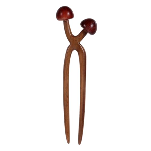 MOTHNUR U förmige Haargabel aus Holz Vintage Haarnadel für Damen Langlebiger Haarstab für Dutt und Hochsteckfrisuren Eleganter Haarschmuck für Partys Feiern und Alltag von MOTHNUR