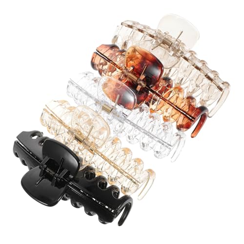 MOTHNUR Unverzichtbares Haarstyling-tool – 5 Stück Kunststoff-haarspangen Zum Schieben Haarklammern Mit Leopardenmuster Für Frauen von MOTHNUR