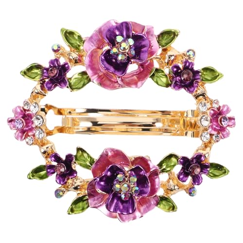 MOTHNUR Vintage Blumenspiralen Haarspangen für Damen Handbemalte Haarklammer mit Funkelnden Strasssteinen Zuverlässigem Federclip und Vielseitig Einsetzbar für Hochsteckfrisuren und MOTHNUR Vintage Blumenspiralen Haarspangen für Damen Handbemalte Haarklammer mit Funkelnden Strasssteinen Zuverlässigem Federclip und Vielseitig Einsetzbar für Hochsteckfrisuren und von MOTHNUR