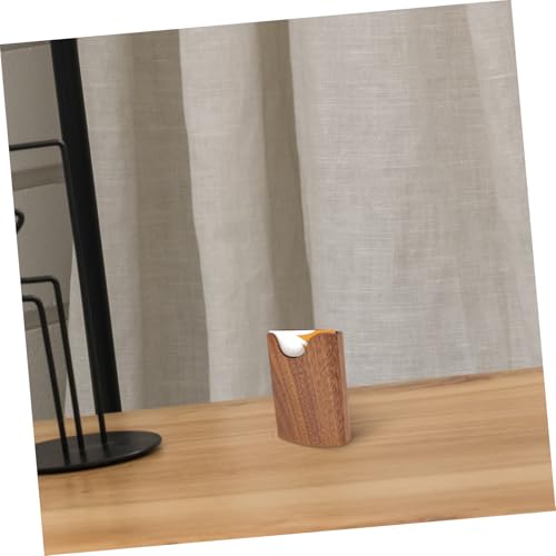 MOTHNUR Visitenkartenhalter Holz Business Card Holder Case aus Robustem Holz Tragbare Visitenkartenbox für Büro Schule Reise Wiederverwendbar Praktische Aufbewahrung für Professionelle von MOTHNUR