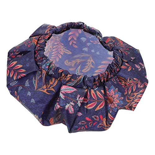 MOTHNUR Wasserdichte Herren Duschhaube aus Oxford Doppellagige Badekappe mit Elastischem Geeignet für Langes Lockiges Haar Leicht und Tragbar für Reisen und Alltag von MOTHNUR