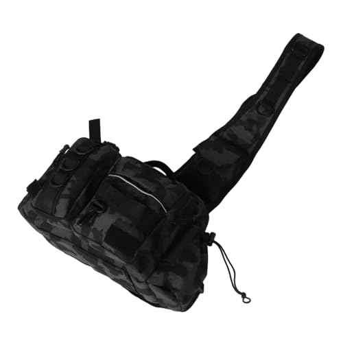 MOTHNUR wasserdichte Angel-hüfttasche Mit Ausrüstungshalter Outdoor-Schultertasche Für Angeln Camping Und Wandern Mit Camouflage- Und Reparaturwerkzeugfach von MOTHNUR
