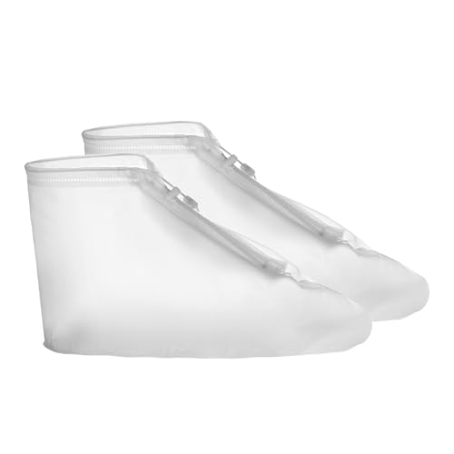 MOTHNUR Regenüberschuhe Wasserfest Für Erwachsene Mit Reißverschluss rutschfeste Sohle Schuhschutzüberzüge Outdoor-Galoschen Schuh-Regenschutz Für Schlamm Und Wasser von MOTHNUR