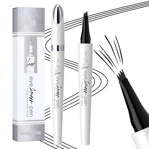 MOTIBACK Weißer flüssiger Augenbrauenstift-Schwarz-04 von MOTIBACK