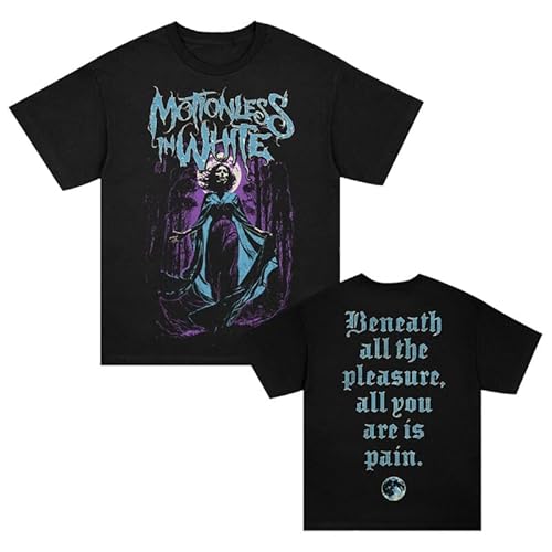 MOTIONLESS IN WHITE Contemptress Männer T-Shirt schwarz XXL 100% Baumwolle Band-Merch, Bands von MOTIONLESS IN WHITE