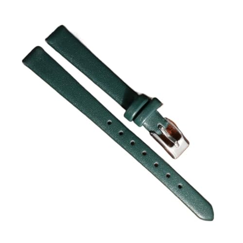 MOTMKUKPAM Lederarmband for Uhren 8 mm 10 mm 12 mm 14 mm 16 mm 18 mm 20 mm 22 mm 24 mm Lederarmband for Uhren(Green,24mm) von MOTMKUKPAM