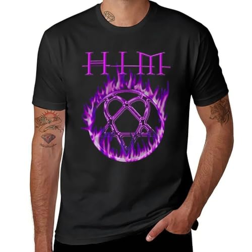 HIM - Band T-Shirt Customized Korean Fashion t Shirts for Men Black XL HIM - Band T-Shirt Customized Korean Fashion t Shirts for Men Black XL von MOTdaNAQ