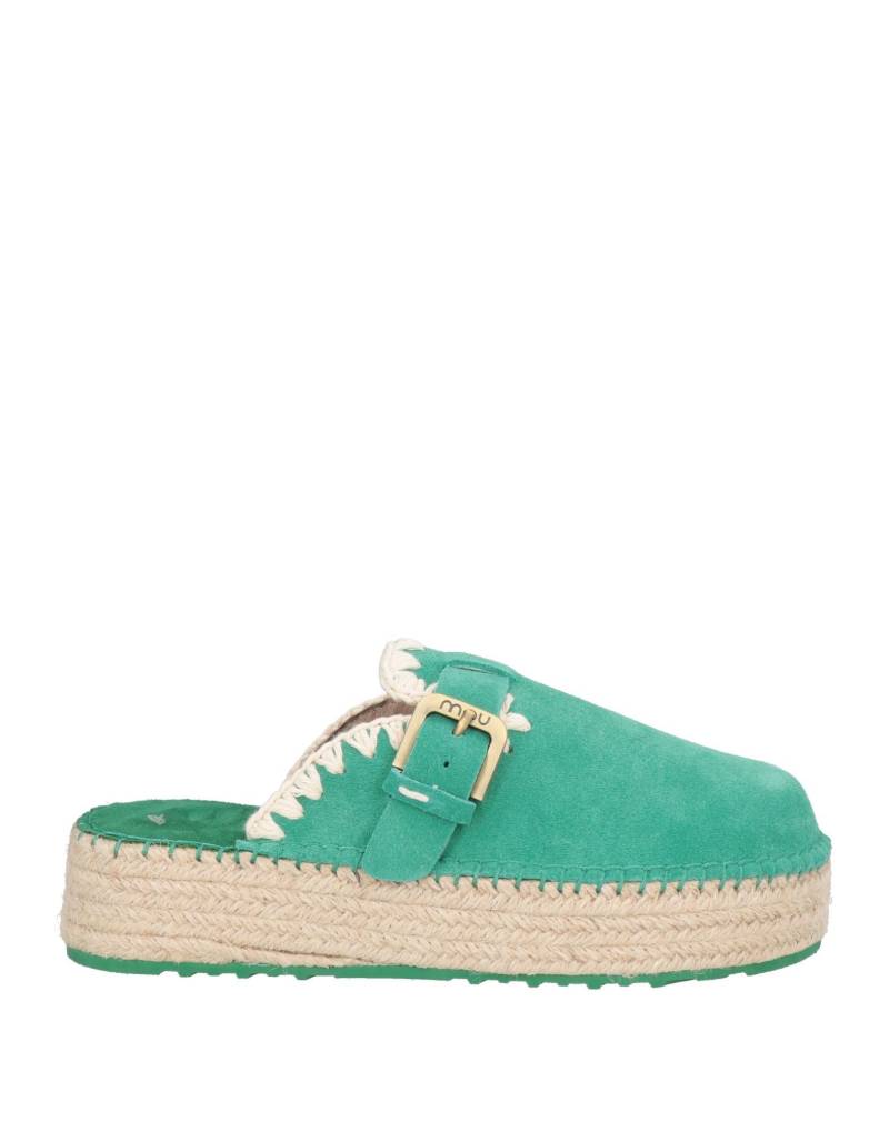 MOU Espadrilles Damen Grün von MOU