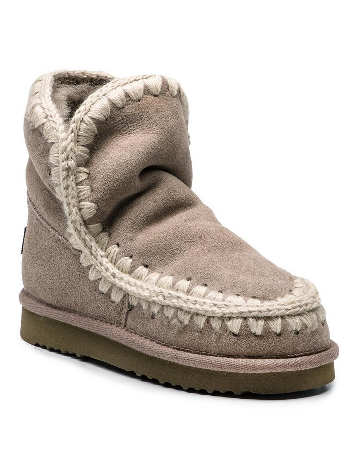 MOU Mou Damen Schneestiefel MOU-Eskimo18 Beige Winterstiefel von MOU