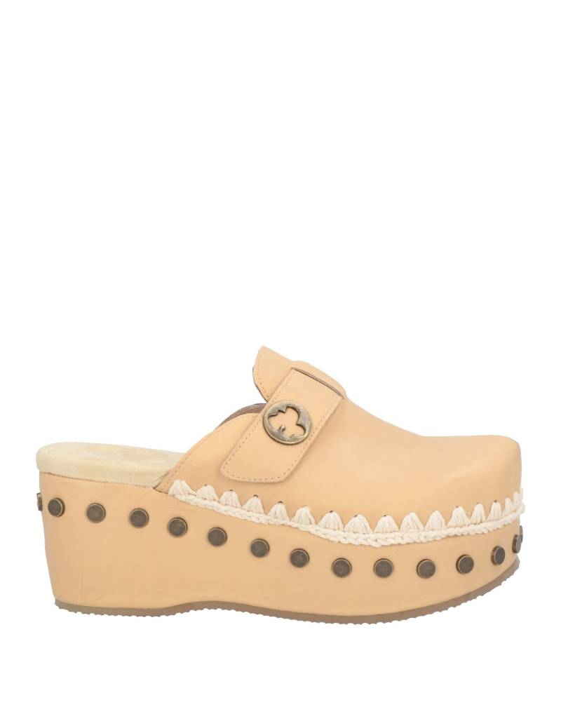 MOU Mules & Clogs Damen Beige von MOU