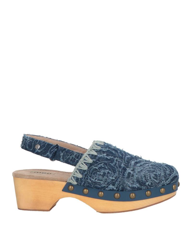 MOU Mules & Clogs Damen Blau von MOU