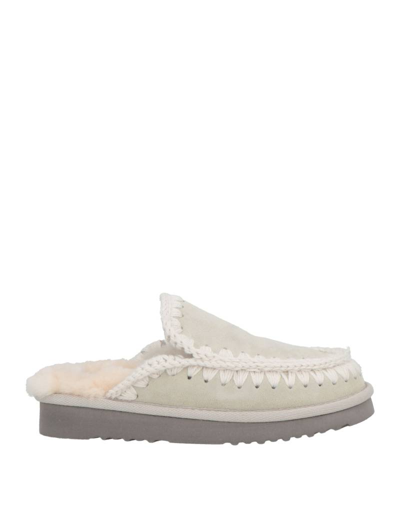 MOU Mules & Clogs Damen Hellgrau von MOU