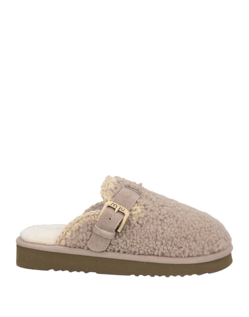 MOU Mules & Clogs Damen Maulwurfsgrau von MOU