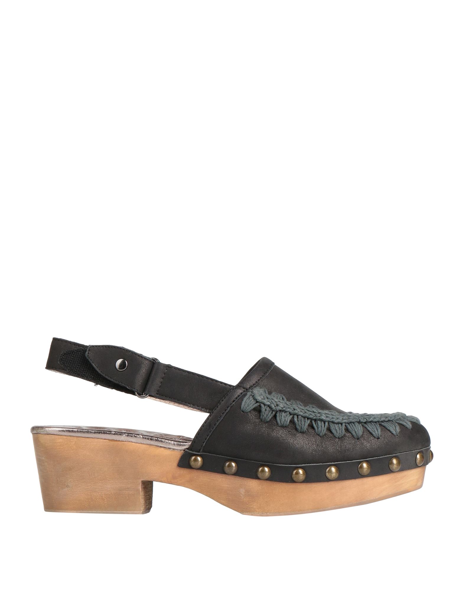 MOU Mules & Clogs Damen Schwarz von MOU