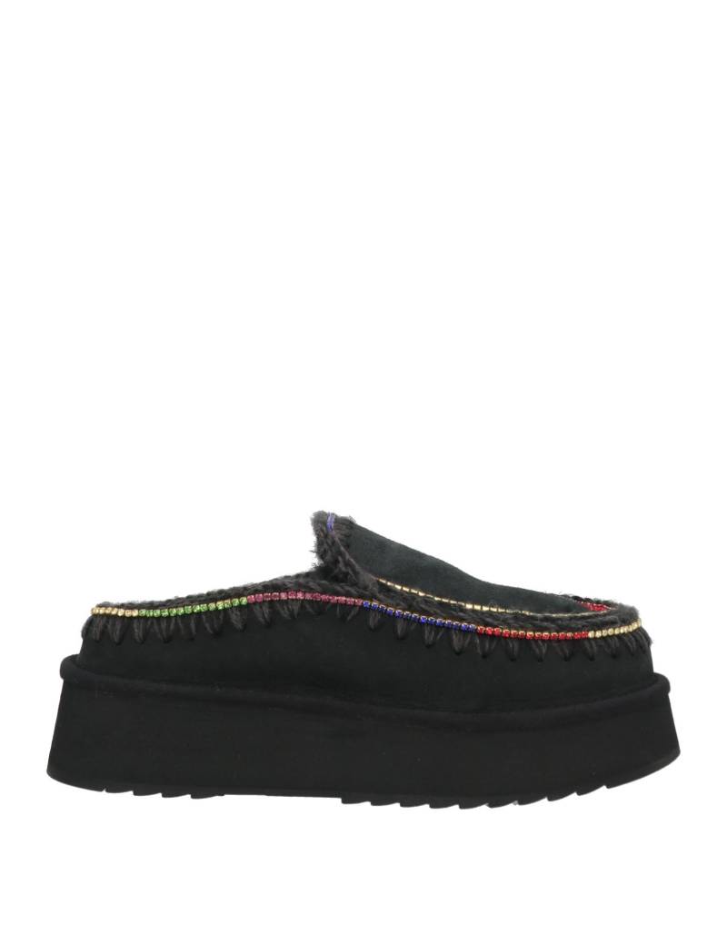 MOU Mules & Clogs Damen Schwarz von MOU